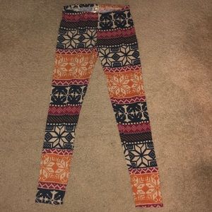 Snowflake leggings